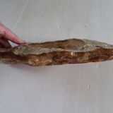Empty pocket in natural stone