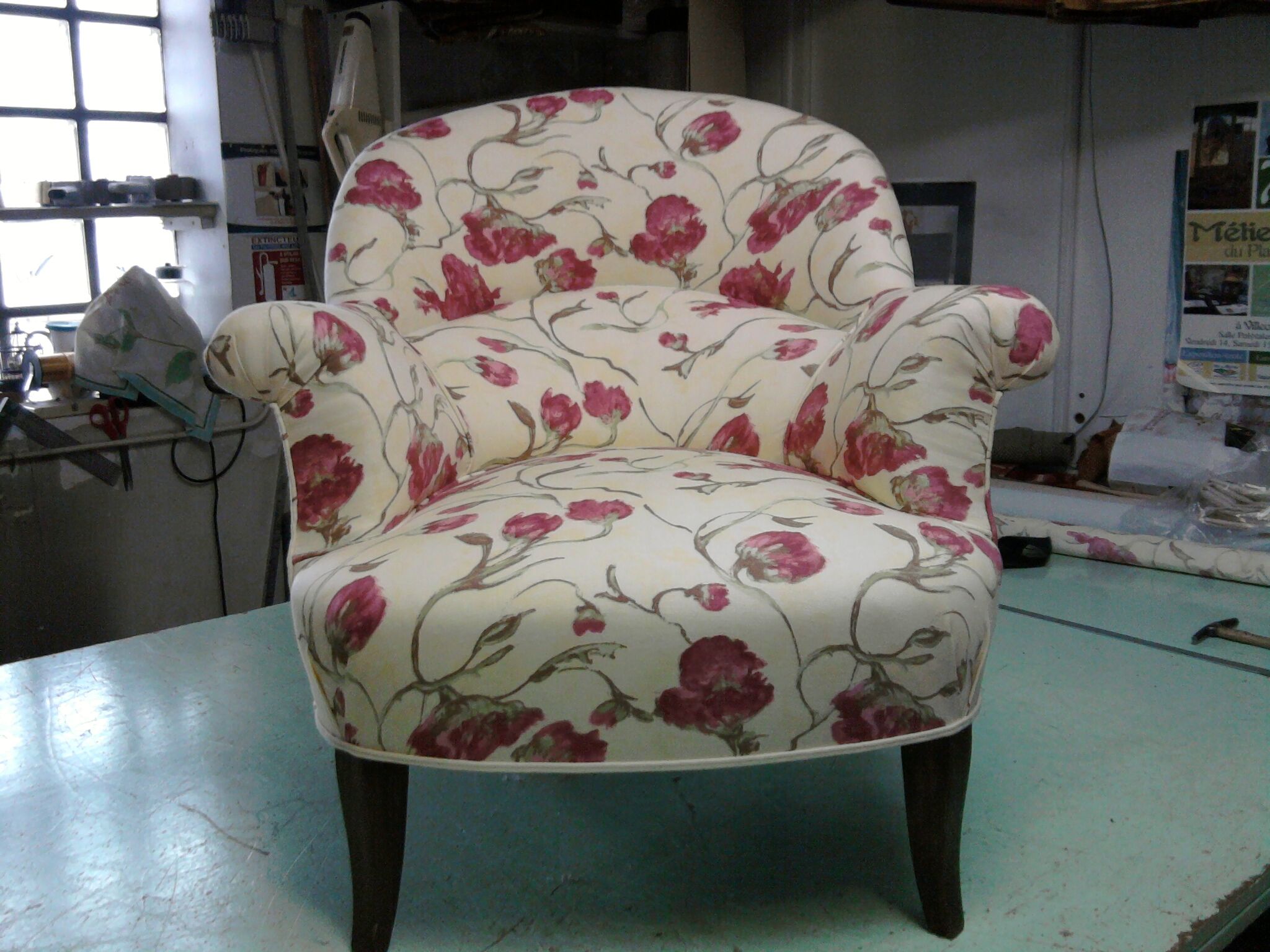 Toad armchair - renovation by master upholsterer