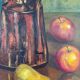 Still life with flowers and fruits