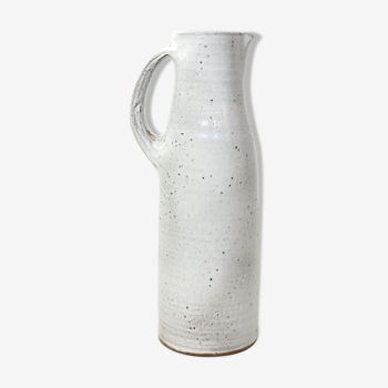 Jeanne and Norbert Pierlot, pitcher in enamelled stoneware, 30cm.
