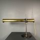 XL brass desk lamp by Göran Pehrson for Ateljé Lyktan, model Kanon, 1978