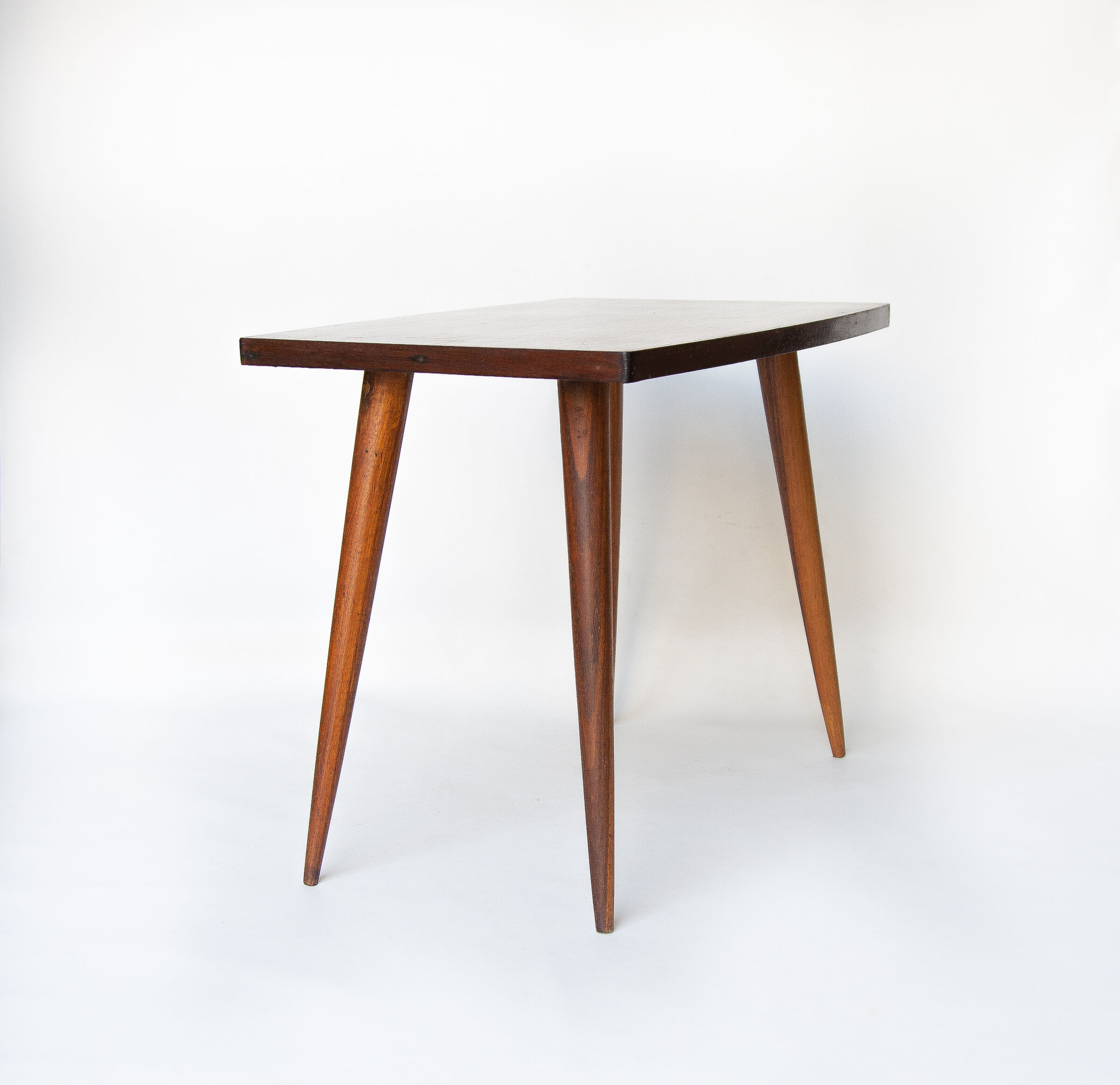 Vintage table, wooden table feet compass, side table, coffee table, lounge, danish style, wooden table, coffee table, 60's