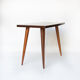Vintage table, wooden table feet compass, side table, coffee table, lounge, danish style, wooden table, coffee table, 60's