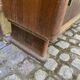Vintage silk bank Lyonnais buffet with sliding wooden doors.