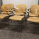 Lot of 6 "Golf" model chairs designed by Francesco Zaccone for the Brunner brand