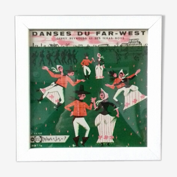 Illustration danses du Far West