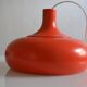 vintage suspension 1970s orange lacquered metal