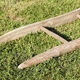 Wooden farm ladder