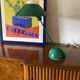 Lampe de table verte Space Age, Italie années 1970