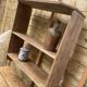 Solid wood shelf