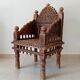 Fauteuil Ancien Pidha Rajasthan XIXeme en Palissandre