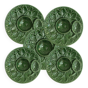 suite de 5 assiettes