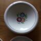Set of 6 flat plates and 1 round dish KG Lunéville "Agnès"