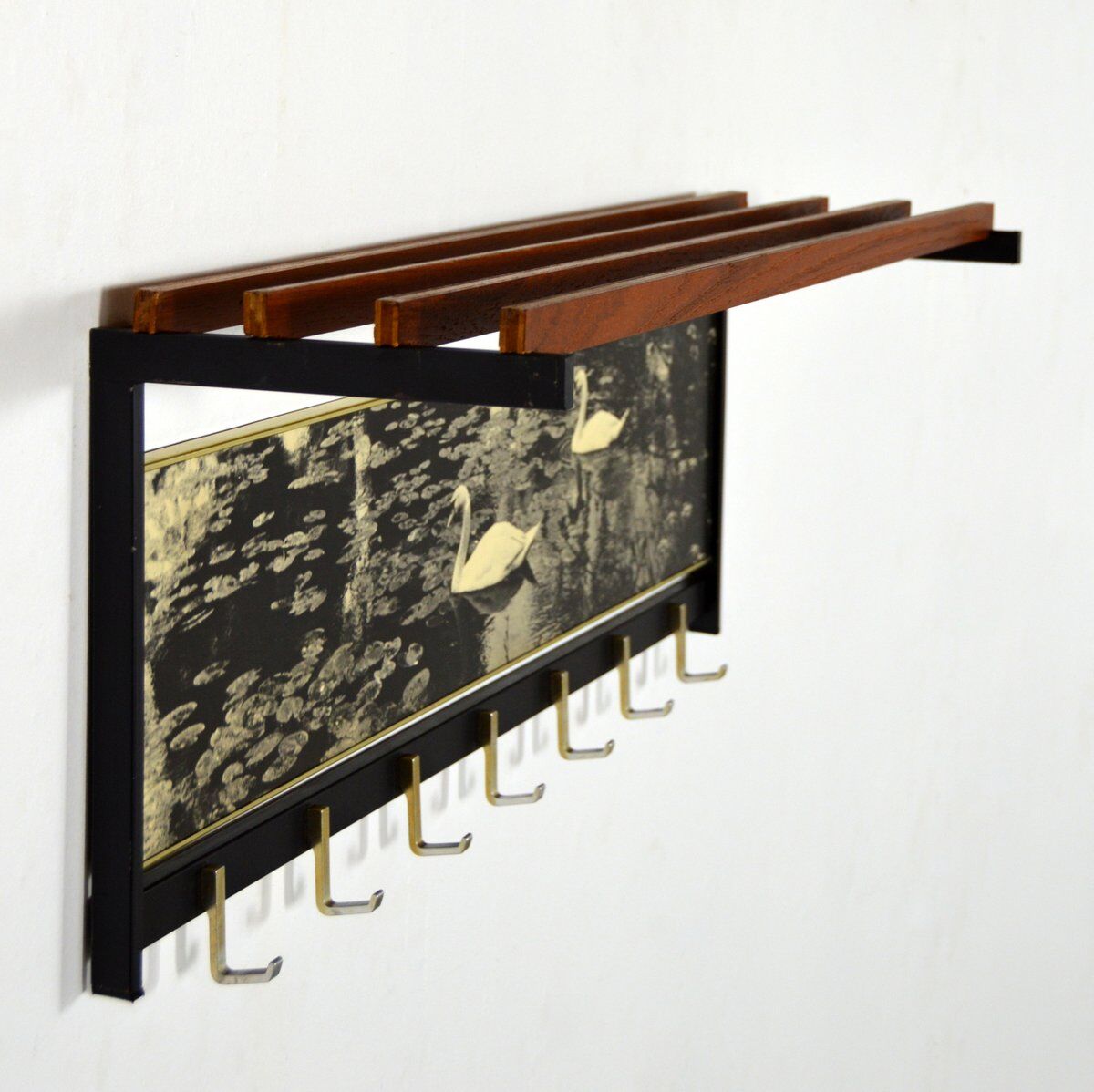 Entrance cloakroom / Coat rack Vintage swan decoration