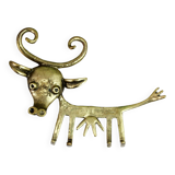 Bronze wall key ring by Walter Bosse