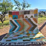 Handmade wool Berber rug 300X200 cm