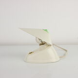 Lampe de table ou murale en bakélite blanche du milieu du siècle, années 1960