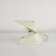 Lampe de table ou murale en bakélite blanche du milieu du siècle, années 1960