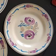 lot de 5 assiettes 1930 signées Marcel Goupy