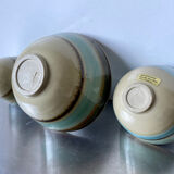 Lot of 3 scandinavian midcentury bowls in stoneware
