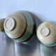 Lot of 3 scandinavian midcentury bowls in stoneware
