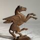 Sculpture Pégase | Cheval ailé en fonte | Déco mythologie