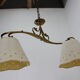 1970s italian brass pendant light
