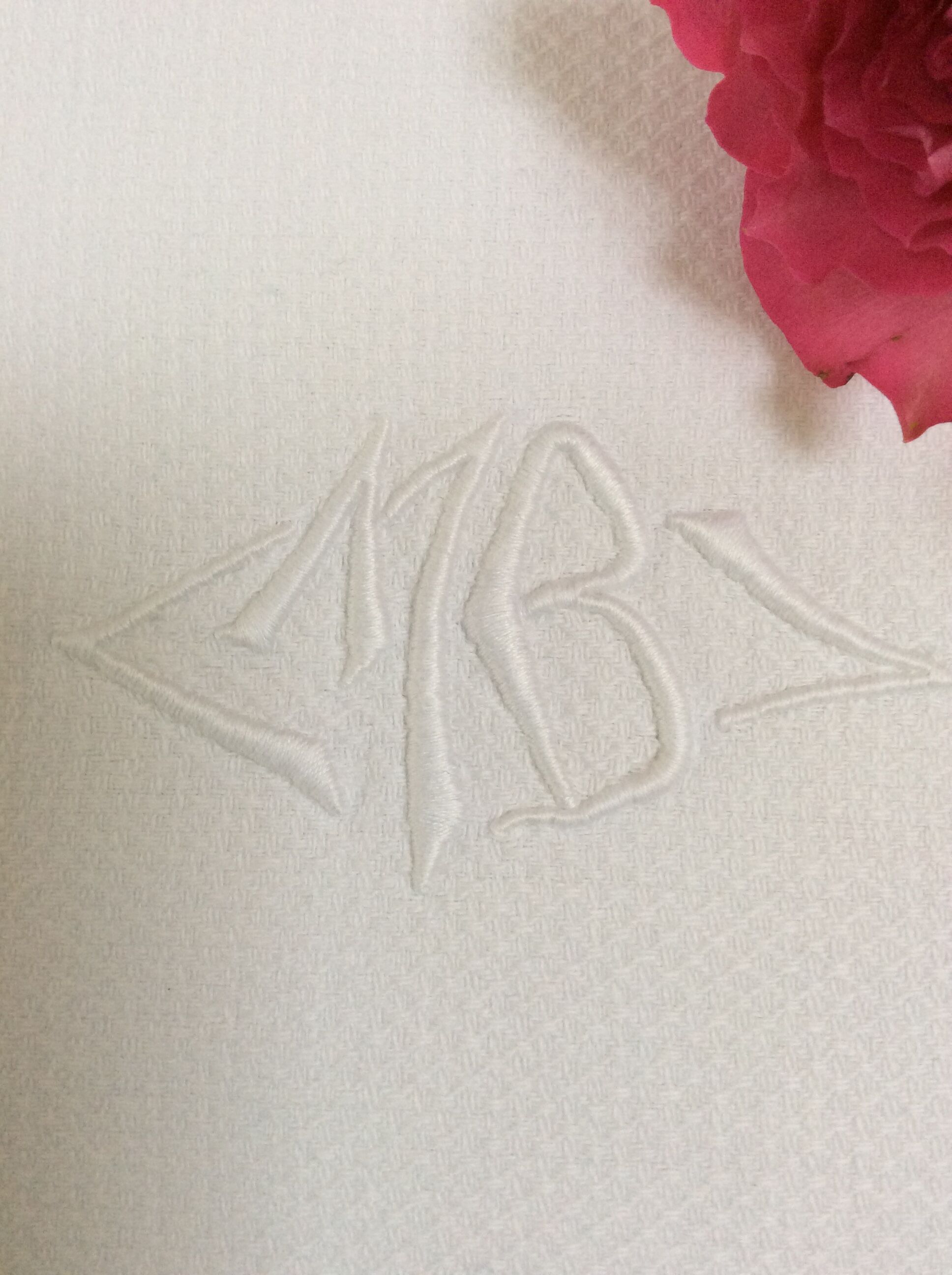 Lot of 7 monogrammed towels