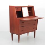 Scandinavian teak secretary