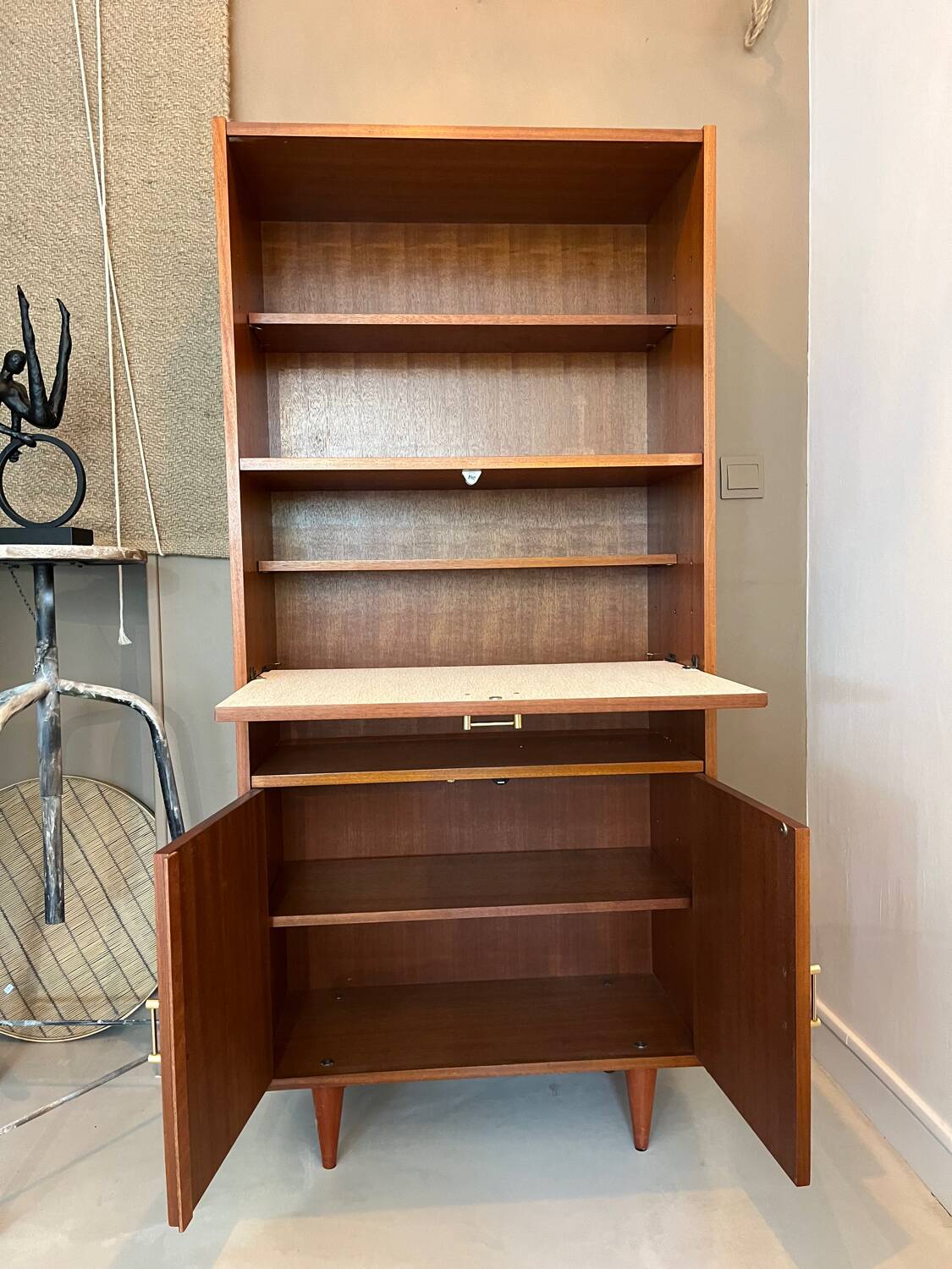 Vintage secretary cabinet