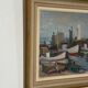 Huile su panneau suédois – « Bateaux » par Eskil Skans