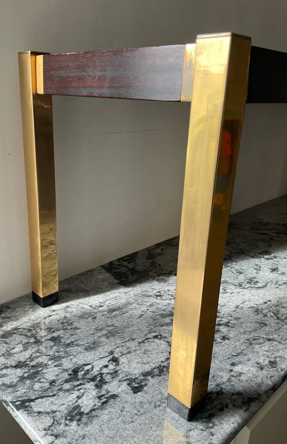 Pair of Hollywood Regency style side tables