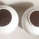 Pair of two-tone ceramic vases West Germany 1960s Height 42 cm