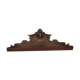 Old wooden pediment