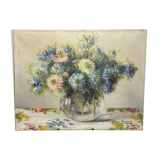 Bouquet de fleurs Solange Devienne gouache