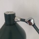 Lampe vintage 1950 Jumo GS1 vert viride de bureau - 55 cm
