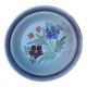 Grand plat faience polyvhtome XIXème