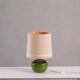 Vintage sculptural ceramic art table lamp by Renée Neue for Hutschenreuther, Germany 1960s