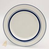 6 Assiettes dessert Quadrifoglio - Italy - Liseré bleu.