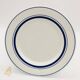 6 Dessert plates Quadrifoglio - Italy - Blue Liseré.