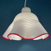 Murano glass Fazzoletto pendant, Italy, 1970s