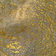 Empty ashtray pocket Murano Barovier Toso Vintage gold glitter