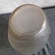 Art Deco vase in molded glass with swallow decorations