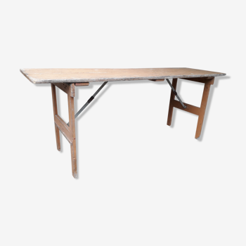 Folding guinguette table