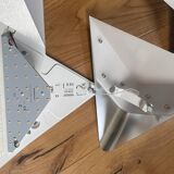 Pair of Led Grossmann wall lights in triangular format