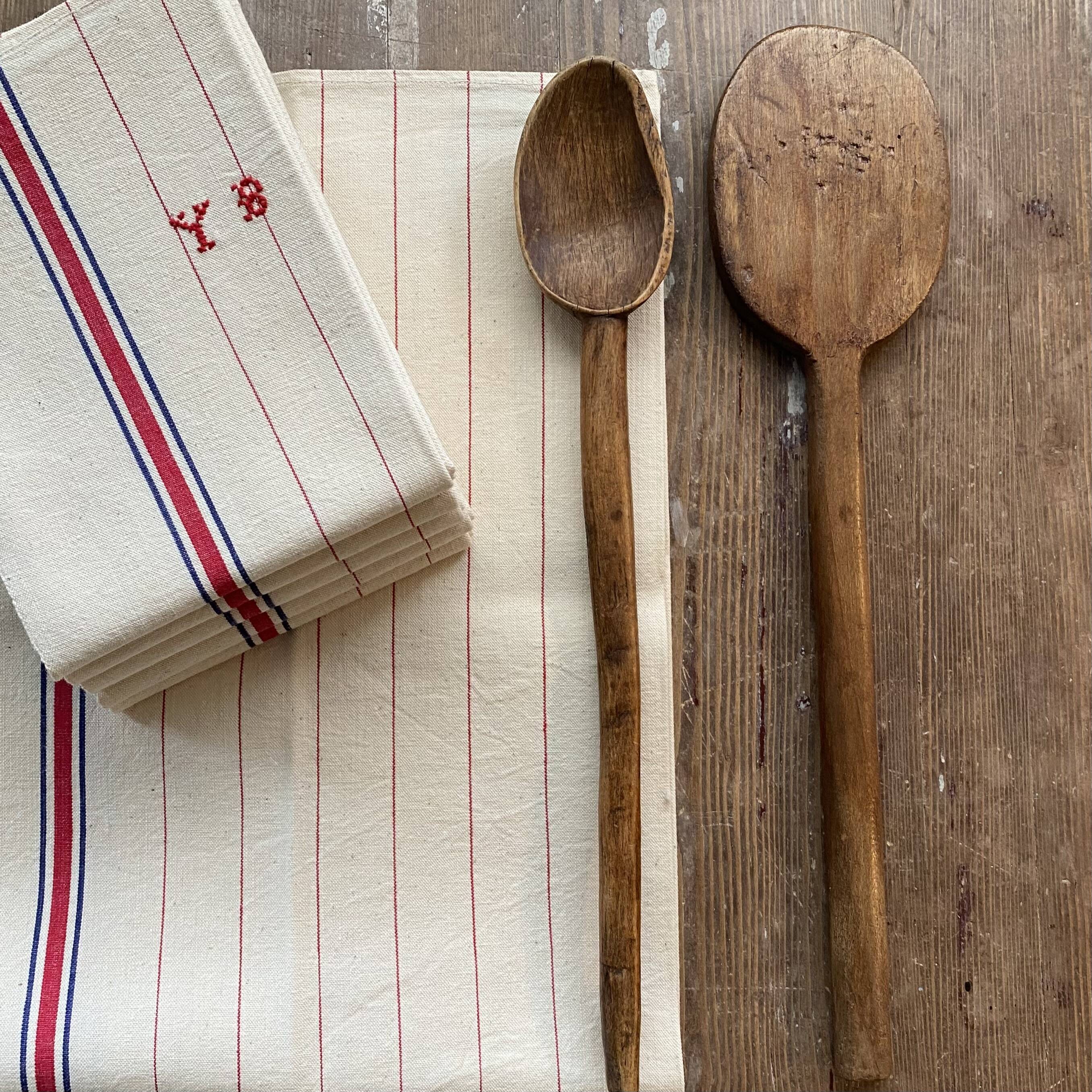 YB linen tea towel x2
