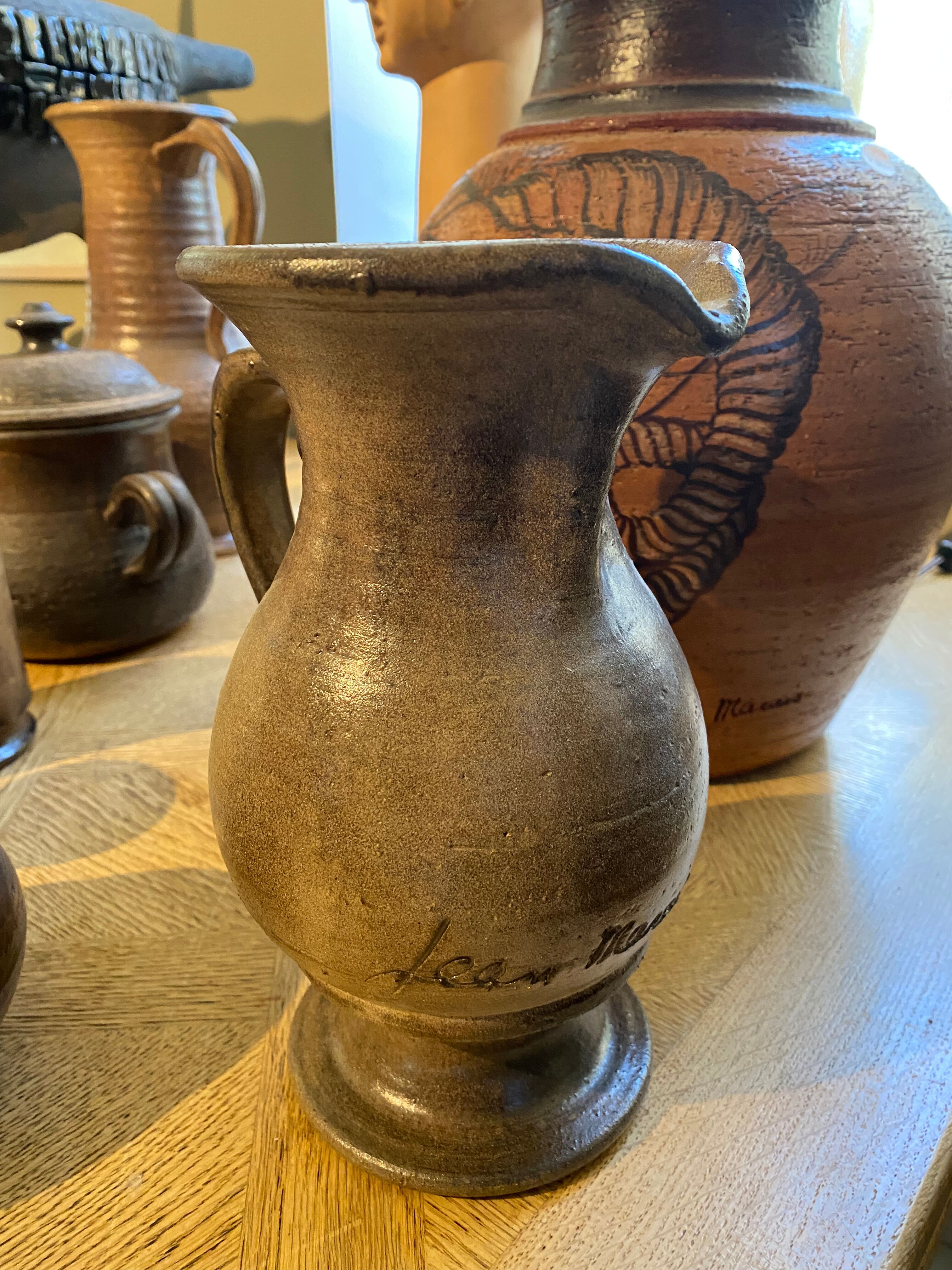 Ceramic pitcher Jean Marais