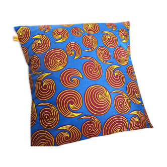 Coussin déco wax