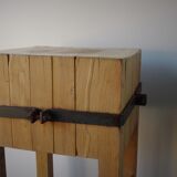 Billot de bouchers en bois