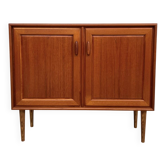 Petit buffet teck 2 portes scandinave vintage